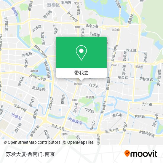 苏发大厦-西南门地图