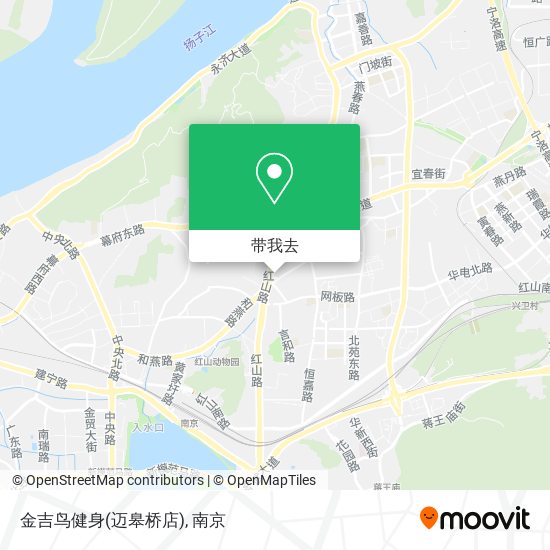 金吉鸟健身(迈皋桥店)地图