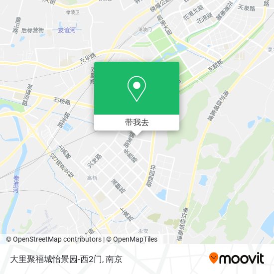 大里聚福城怡景园-西2门地图