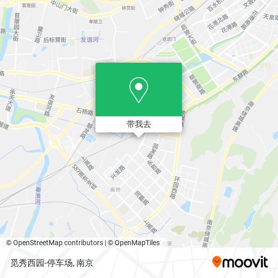 觅秀西园-停车场地图