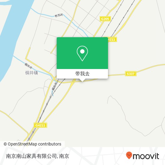 南京南山家具有限公司地图