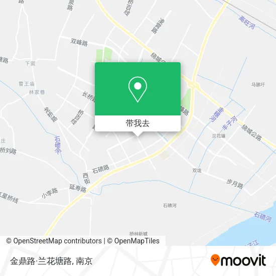 金鼎路·兰花塘路地图