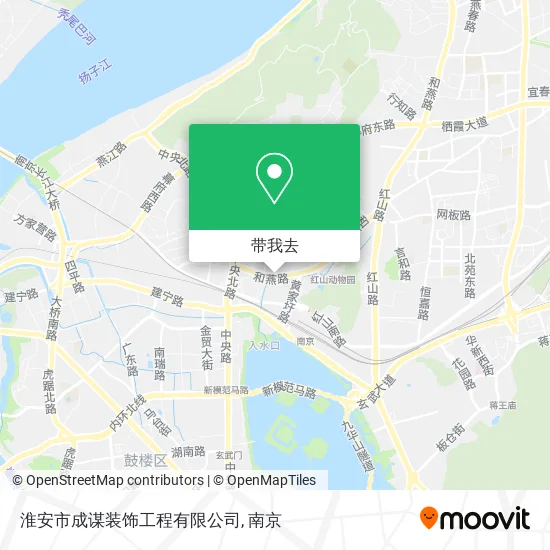 淮安市成谋装饰工程有限公司地图