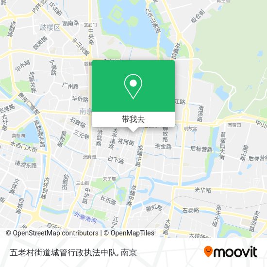 五老村街道城管行政执法中队地图