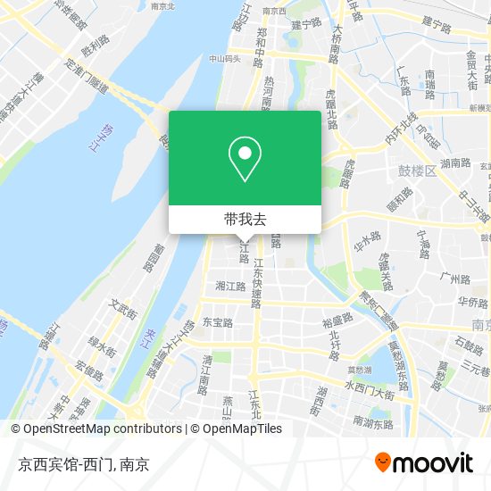 京西宾馆-西门地图