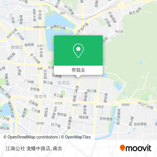 江南公社 龙蟠中路店地图