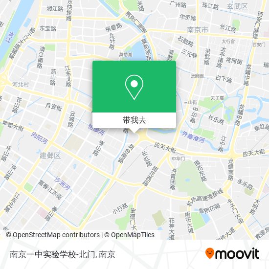 南京一中实验学校-北门地图