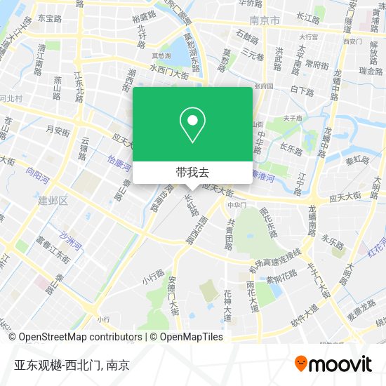 亚东观樾-西北门地图
