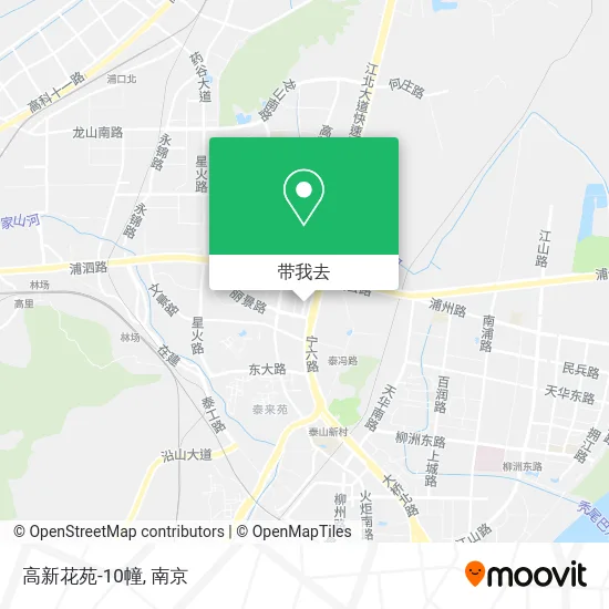 高新花苑-10幢地图