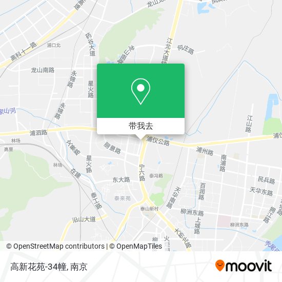 高新花苑-34幢地图