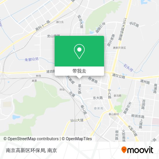 南京高新区环保局地图