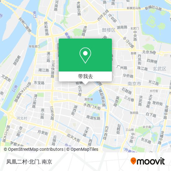 凤凰二村-北门地图