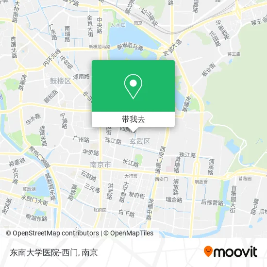 东南大学医院-西门地图