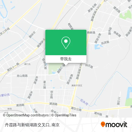 丹霞路与新锦湖路交叉口地图