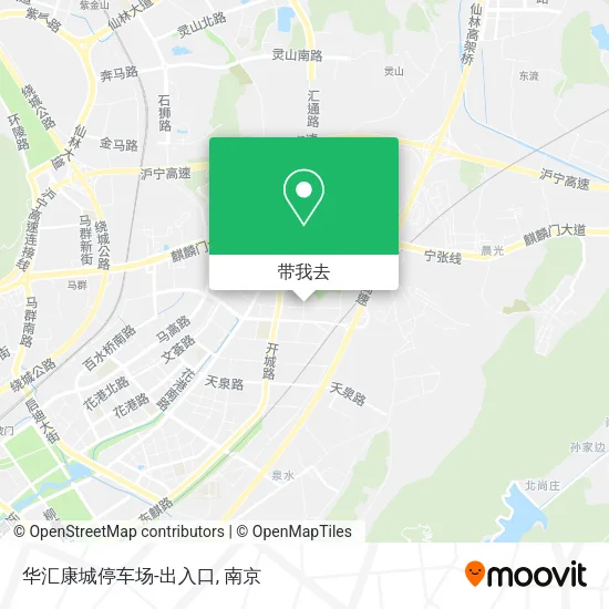 华汇康城停车场-出入口地图