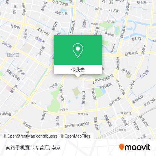 南路手机宽带专营店地图