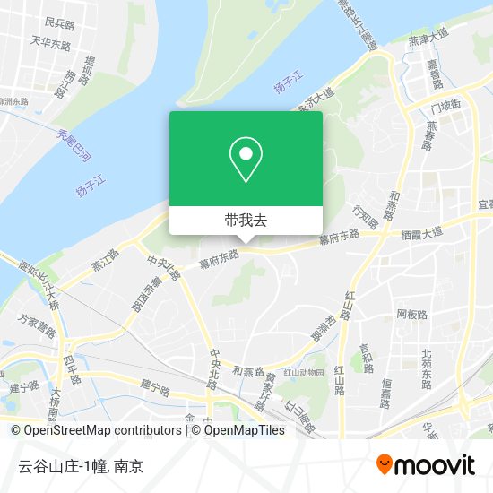 云谷山庄-1幢地图