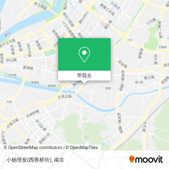 小杨理发(西善桥街)地图