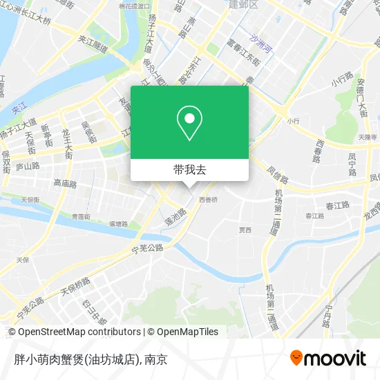 胖小萌肉蟹煲(油坊城店)地图