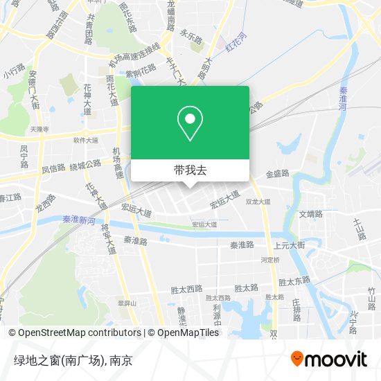 绿地之窗(南广场)地图