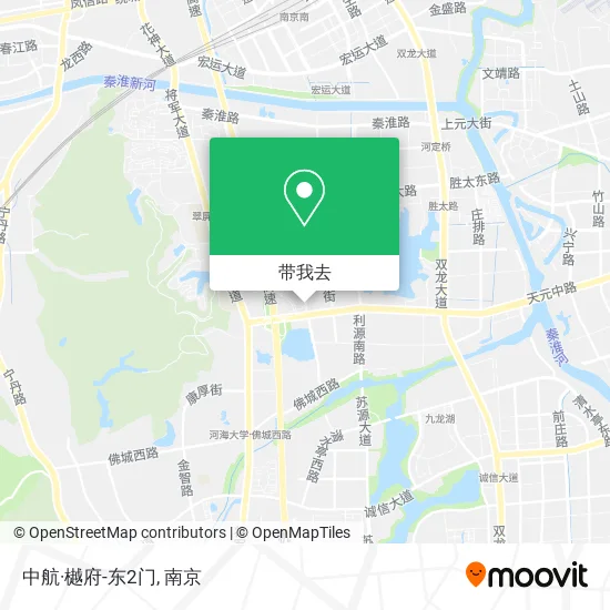 中航·樾府-东2门地图