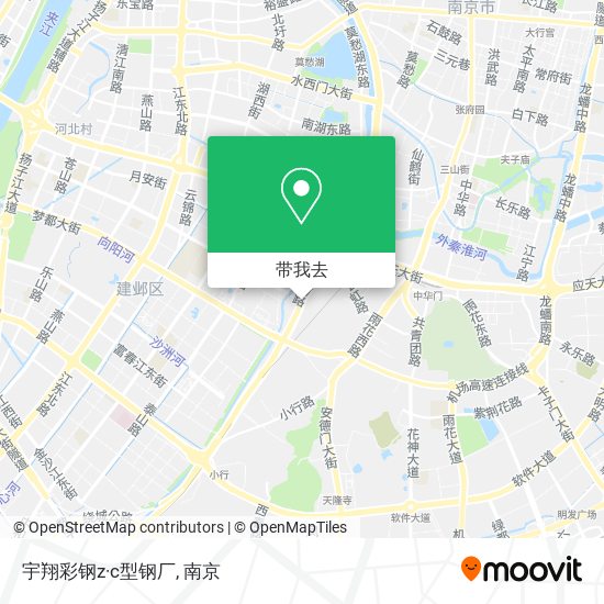 宇翔彩钢z·c型钢厂地图