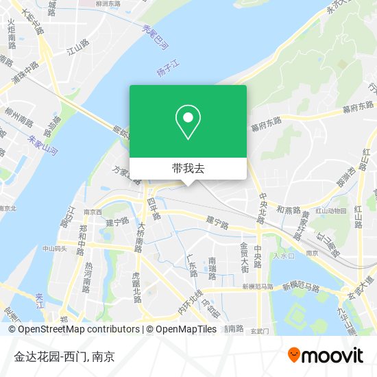 金达花园-西门地图