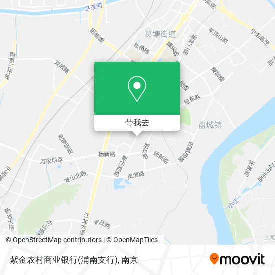 紫金农村商业银行(浦南支行)地图