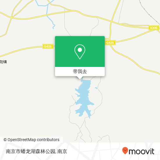 南京市蟠龙湖森林公园地图