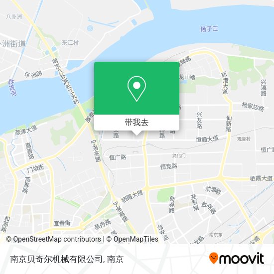 南京贝奇尔机械有限公司地图