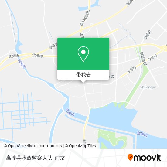 高淳县水政监察大队地图