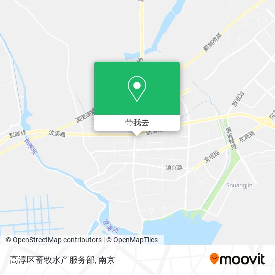 高淳区畜牧水产服务部地图