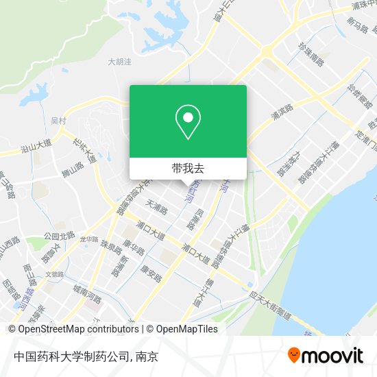 中国药科大学制药公司地图