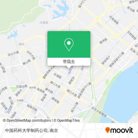 中国药科大学制药公司地图