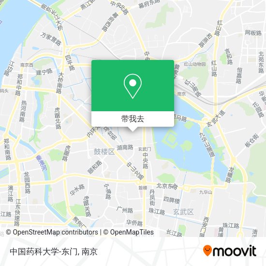 中国药科大学-东门地图