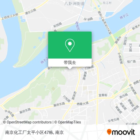 南京化工厂太平小区47栋地图
