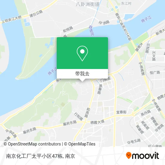 南京化工厂太平小区47栋地图