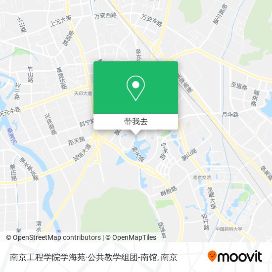 南京工程学院学海苑·公共教学组团-南馆地图