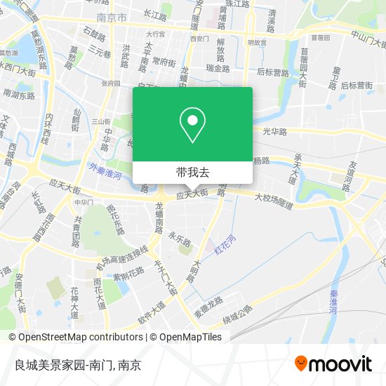 良城美景家园-南门地图