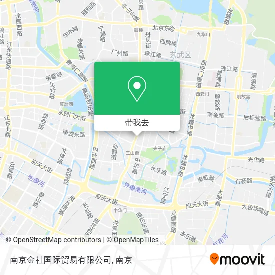南京金社国际贸易有限公司地图