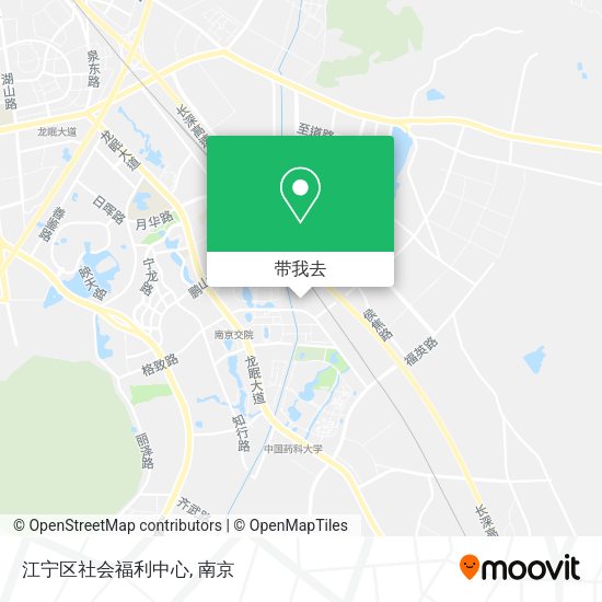 江宁区社会福利中心地图