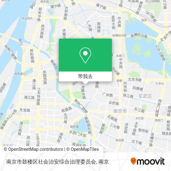 南京市鼓楼区社会治安综合治理委员会地图