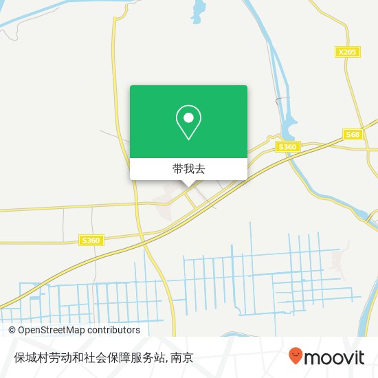 保城村劳动和社会保障服务站地图