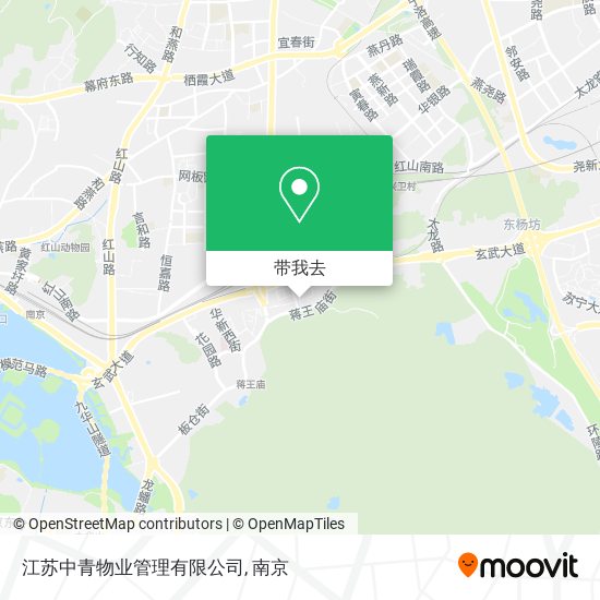 江苏中青物业管理有限公司地图