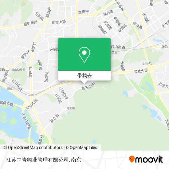 江苏中青物业管理有限公司地图