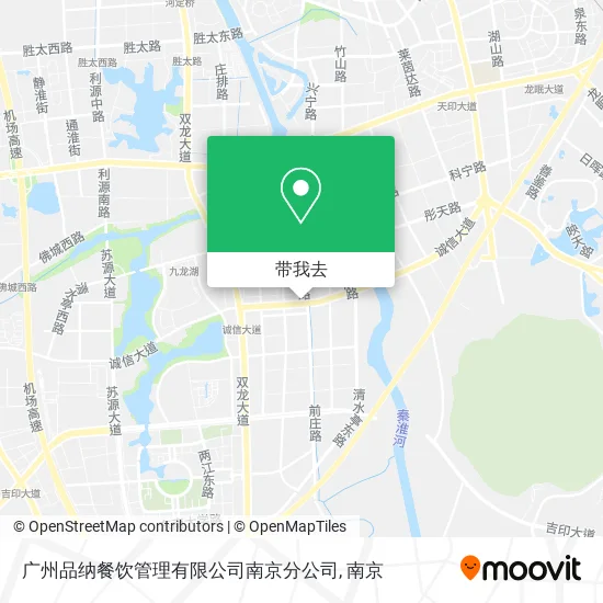 广州品纳餐饮管理有限公司南京分公司地图