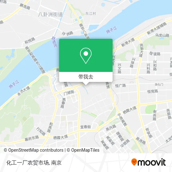 化工一厂农贸市场地图