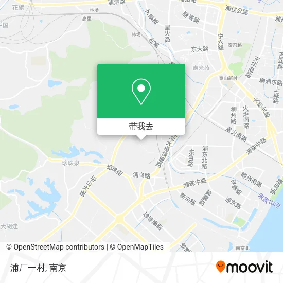 浦厂一村地图