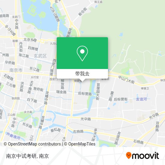 南京中试考研地图