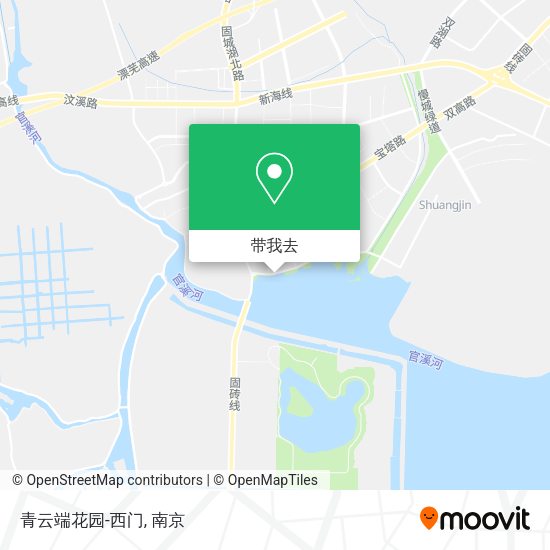 青云端花园-西门地图